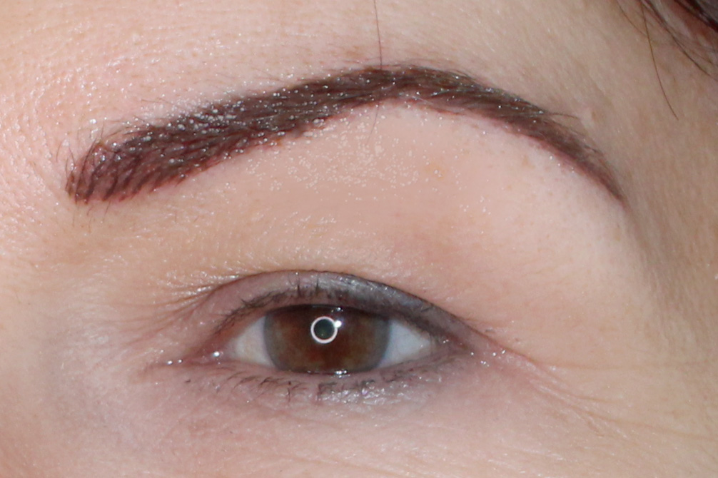 Sourcils après dermopigmentation